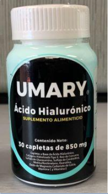 신규 지정된 국내 반입차단 대상 원료‧성분 확인 제품 'UMARY Hyaluronic Acid' / 사진 = 식약처
