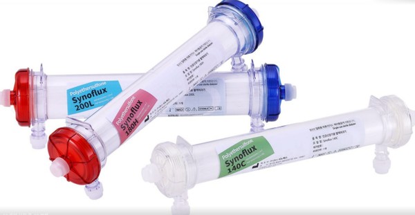 시노펙스, 국산화 혈액여과기