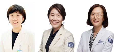 부천성모병원 김민정 교수 · 서울성모 김명신 교수 · 인천성모 이승옥 교수